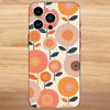 Чехол-книжка Orla K-Kiely с принтом Multi Stem для iPhone 16, 15, 14, 13, 12, 11, Mini, Pro, SE, MAX, Белый, Матовый, Ударопрочный