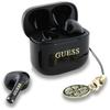 Tws Headphones Guess Glossy Effect        Printed Classic Logo & Charm Black