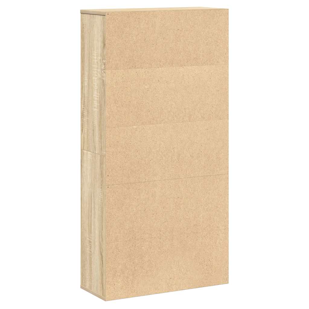 Bookshelf Sonoma Oak 60 x 24 x 120 cm Particleboard