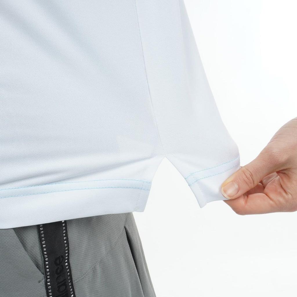 Гольф Поло без рукавов с эффектом впитывания пота, быстросохнущая, UV 2 [New Balance] Женская (Оверсайз, Защита, Растяжка) / 012-4160502 110_Синий [L]