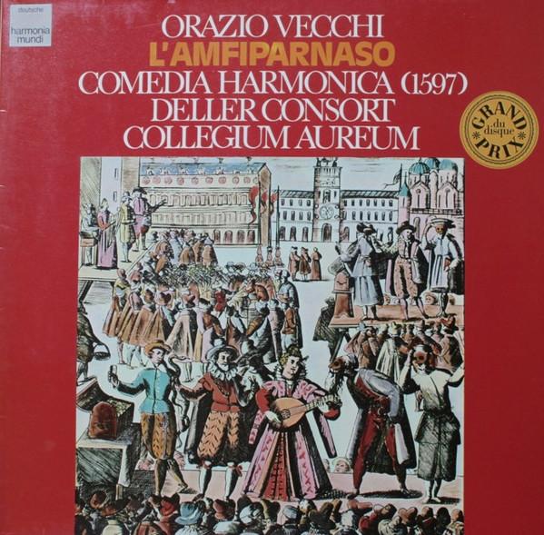 Виниловая пластинка ORAZIO VECCHI DELLER CONSORT CO LAmfiparnaso 06599816 Deutsche Harmon Германия Классическая Б/у