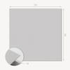 Vinyl Tiles with Pattern for the Living Room, Self-Adhesive, Gray Color, 4x50x50 cm