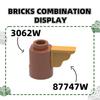 347 шт./лот 3062W Круглая колонна с отверстием Строительные блоки MOC Строительные аксессуары Работы с использованием Кирпичей Детские игрушки Подарок