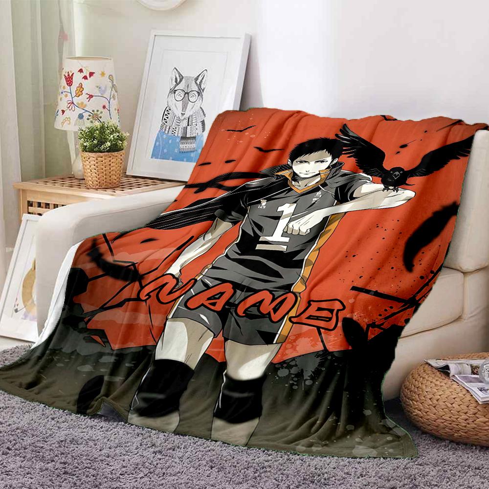 Custom 1pc Nightmare Volleyball Player Blanket, Soft And Comfortable Blanket, Casual Warm, Camping Travel Blanket, Birthday Gift Q91278