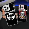 1 шт. Чехол для телефона M-MegadethS Rock Metal Для IPhone 17 16 15 14 13 12 11 Plus Pro Max Pro Цвет Матовый Чехол