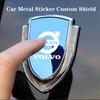 3D Metal Car Side Fender Trunk body Emblem Badge sticker for Volvo XC60 S90 XC90 S60 XC40 V60 V90 S40 Volvo EX30 C40 Accessories