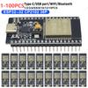 100-1 шт. Плата разработки ESP32--32 CP2102 32 Мбит SPI Flash WiFi+BT+BLE 2412-2484 МГц Большое беспроводное покрытие для IoT-приложений