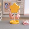 Милый подставка для наушников в виде звезды с лотком для хранения, 3D-печатный PLA вешалка для гарнитуры и настольный органайзер, Игровой офисный декор в макаронных цветах, Многофункциональный