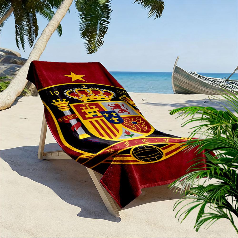 Spanish Football Crest Towel A must-have beach towel for beach travel