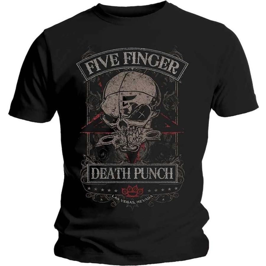 Мужская футболка Five Finger Death Punch Wicked с узким кроем, черная