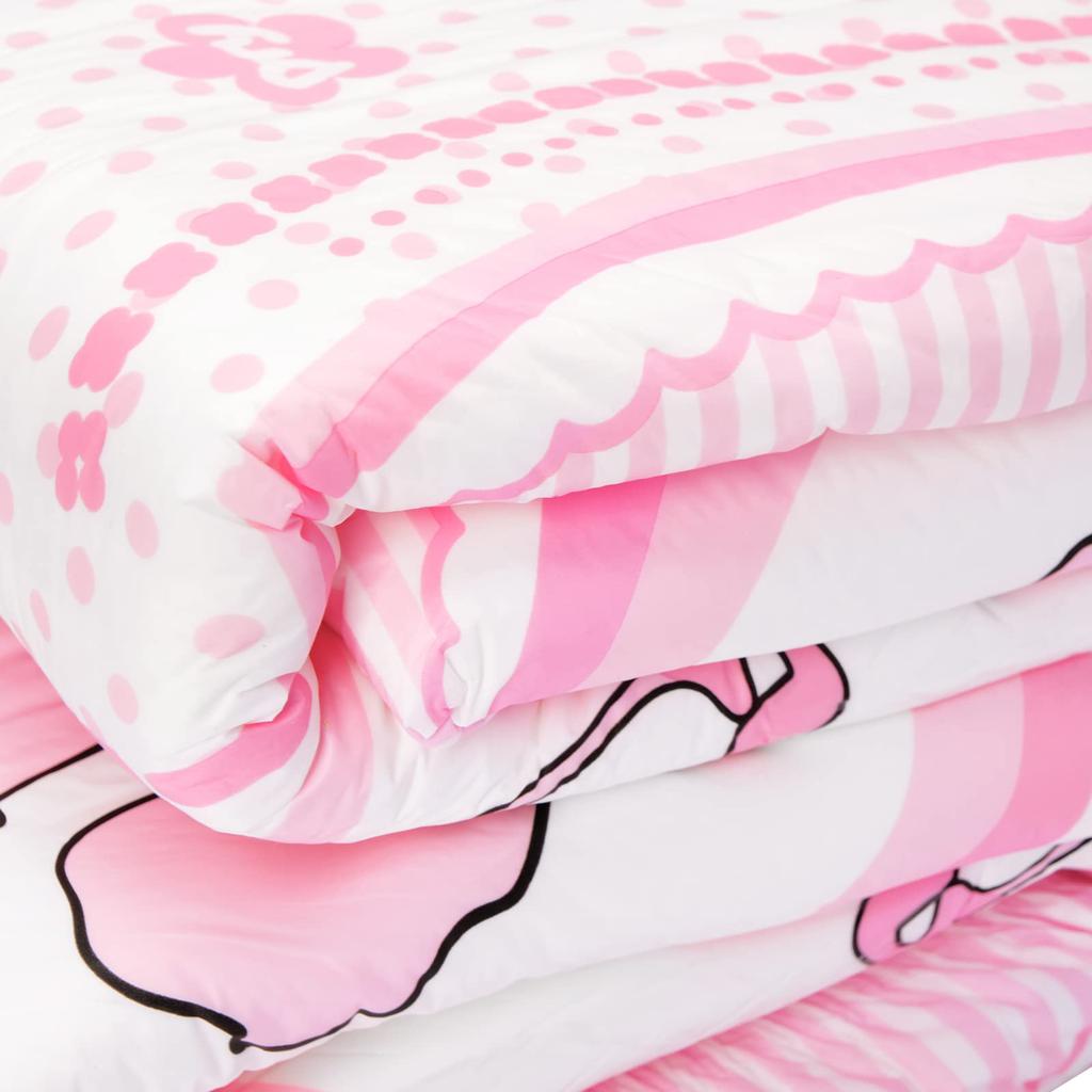 LittleForBig Взрослые подгузники-трусы, Милый дизайн с детским кроликом, Принт с исчезающими цветами, Розовый, 10 штук, Средний