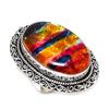 Ammolite Gemstone 925 Sterling Silver Jewelry Ring Size 7