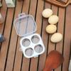 Туристическая кухонная утварь Безопасное хранение яиц Прозрачный контейнер для походов Герметичные Защита продуктов Дизайны