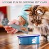 Cat Can Opener Kitten Spatula Heat-Resistant Dog Feeding Spoon Reusable Cat Feeding Spatula Washable Canning Jar Opener For Home