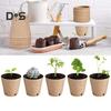 50 шт. горшки для рассады семян биоразлагаемые горшки для рассады растений органический горшок для пересадки рассады прорастание семян