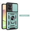 Capa для Motorola Moto G55 Case Armor Slide Camera Lens Protection Back Cover для Motorola G55 5G Ring Stand Shockproof Funda
