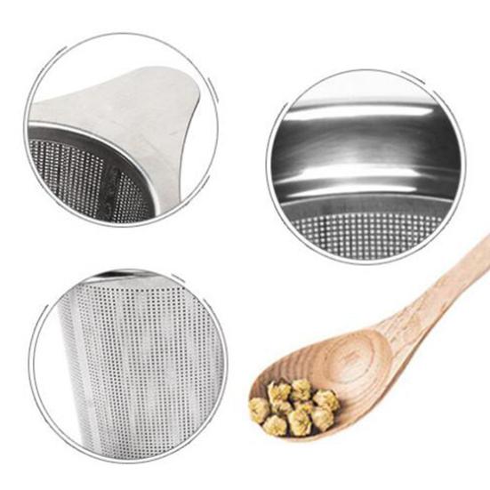Корзина для заваривания чая с двойной ручкой, мелкоячеистая чашка из нержавеющей стали, воронка для заваривания листового чая, сито, принадлежности для чайной комнаты