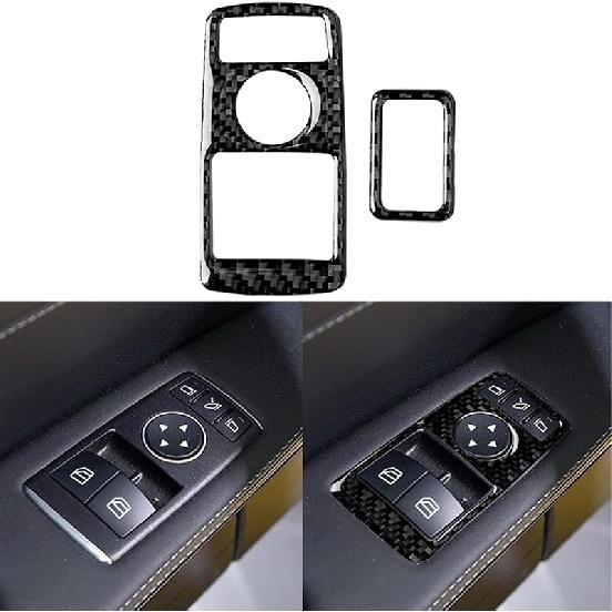 NVCNX Углеволокно Совместимо с Mercedes-Benz C-Class W204 C250 C300 C350 C63 AMG 2008 2009 2010 2011 2012 2013 2014 Седан Аксессуары Дверная панель