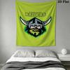 Canberra Raiders Wall Tapestry Aesthetic Wall Hanging Printed Fabric Blanket Decorative Tapestries for Bedroom Living Room Home Decor