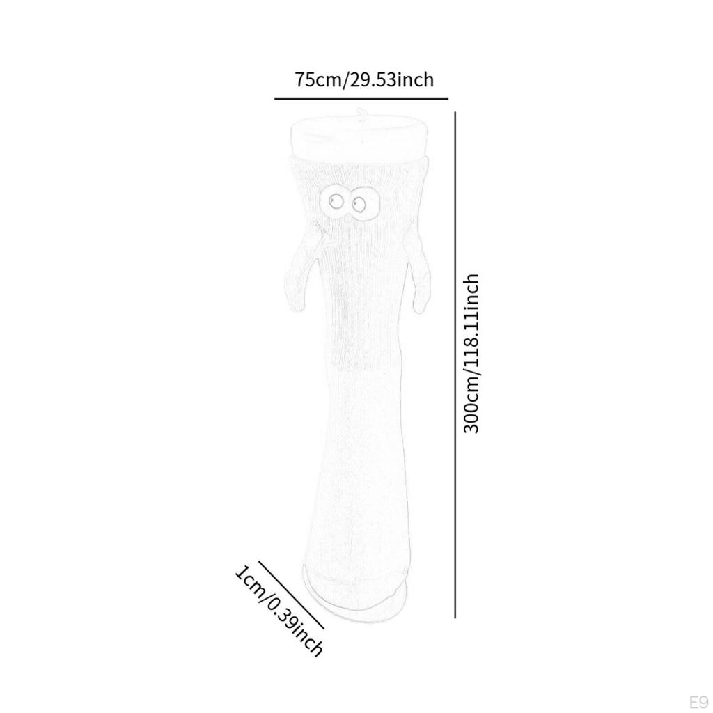 Парные носки Держащиеся за руки Повседневные Длинные гольфы Складываемые Средней длины Трубчатые Ниточные Смешные