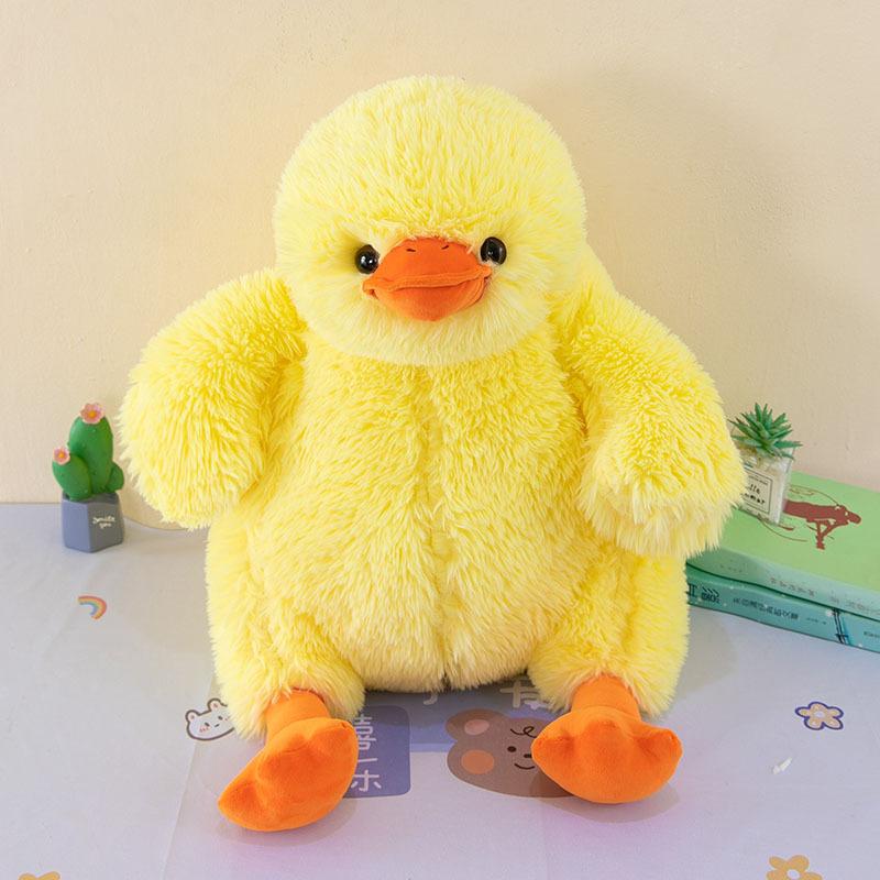 Милая кукла жареный утенок, милая мягкая подушка для сна, плюшевая игрушка, большая кукла желтый утенок, подарок на день рождения
