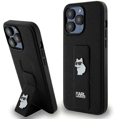 Karl Lagerfeld Klhcp13Xgsachpk iPhone 13 Pro Max 6.7 Черный/Black Жесткий чехол Gripstand Saffiano Choupette Pins