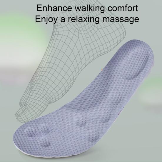 Arch Support Insoles for Foot Fatigue Relief Shock Absorbing Insoles Breathable Sweat-Absorbing