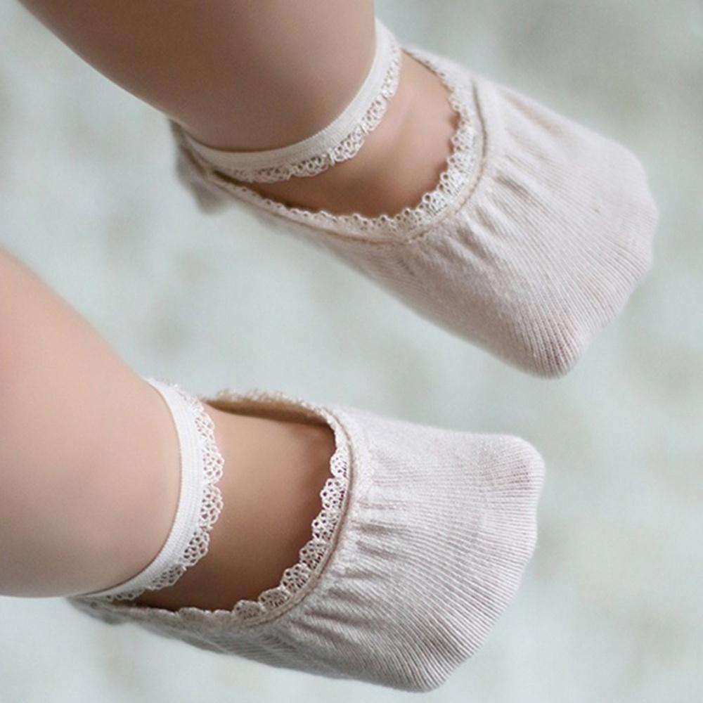 1-8 Years Old Baby Socks No Show Lace Inside Cute Toddler Socks for Boys Girls Kids Non Slip Soft Cotton Short Socks Gift