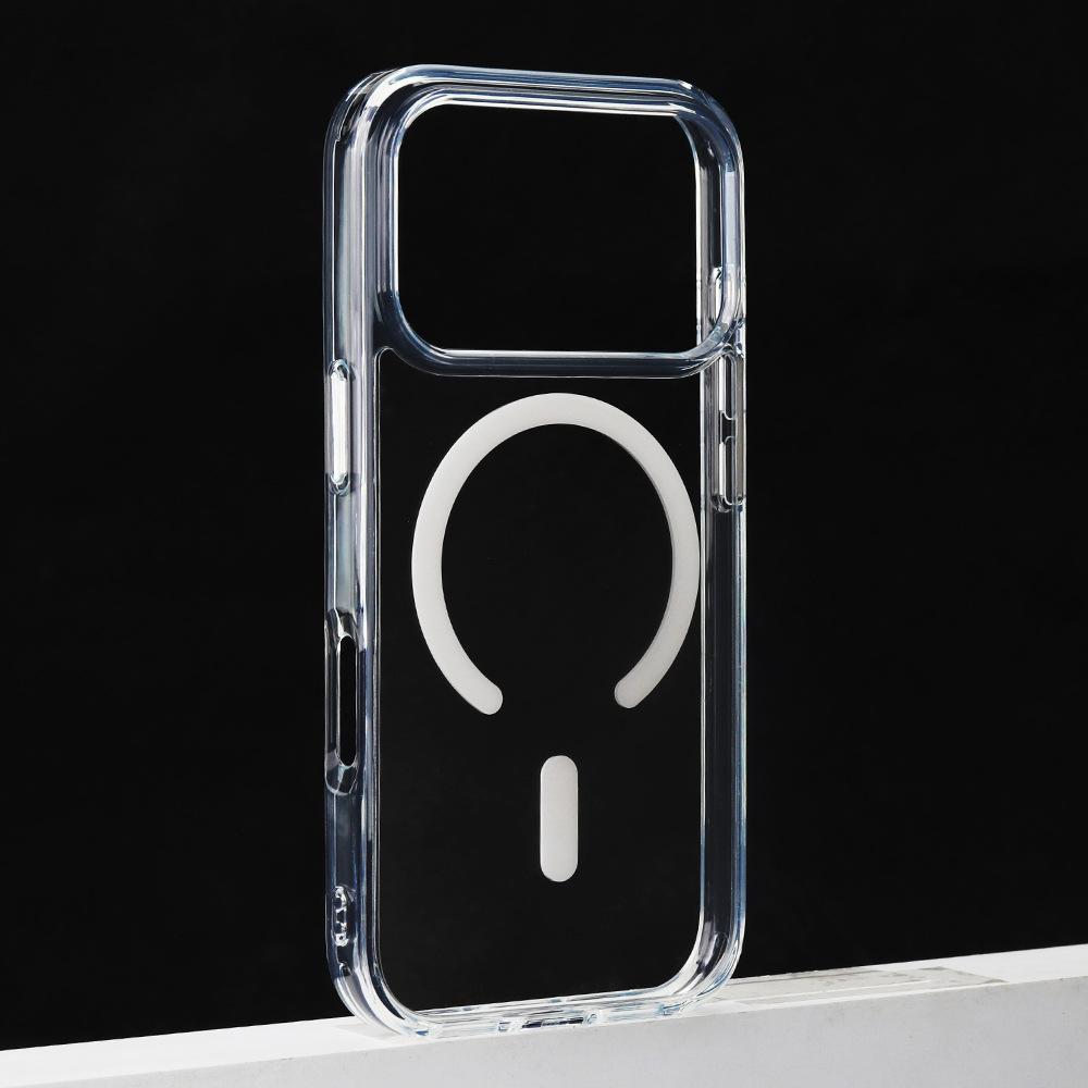 Подходит для iPhone11Promax магнитный прозрачный чехол 11Pro с фото Ai защита 11/11 шт.