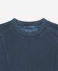 NODE LABS Разработка:7 Свитшот с текстурой, окрашенный garment dyed_Темно-синий