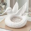 Coin Key Dish 3D Printed Hummingbird Jewelry Tray, Rings Earrings Necklaces Organizing Storage Plate Dish, Decorative Trinket Keys Holder for