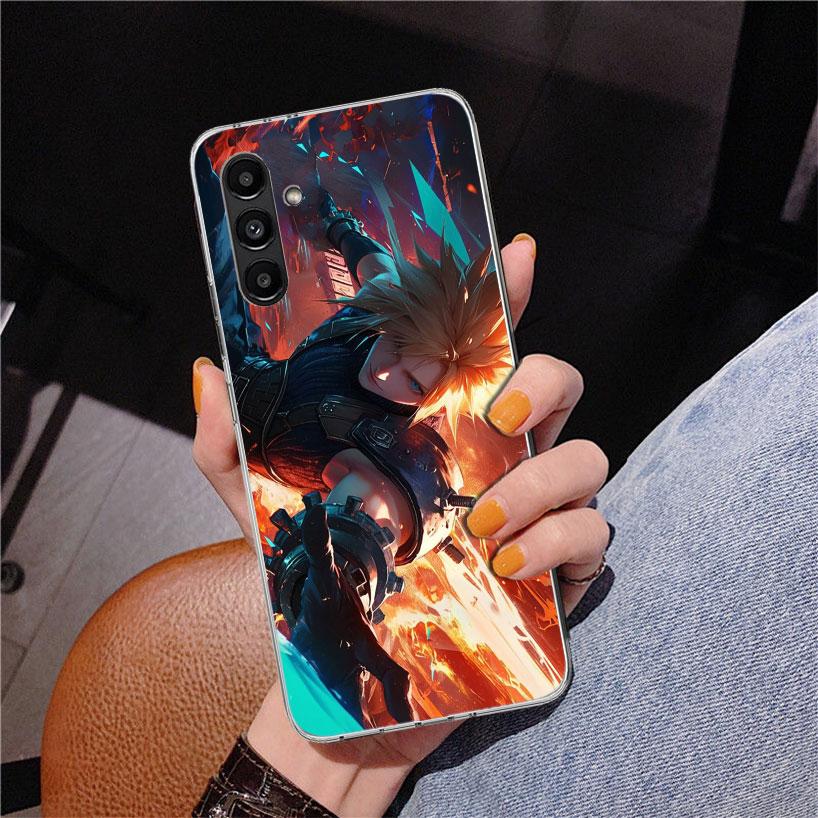 Final Fantasy FF VII Phone Case For Samsung Galaxy A17 A16 A15 A14 A13 A57 A56 A55 A54 A53 A37 A36 A35 A34 A33 A26 A25 A24 A23 G