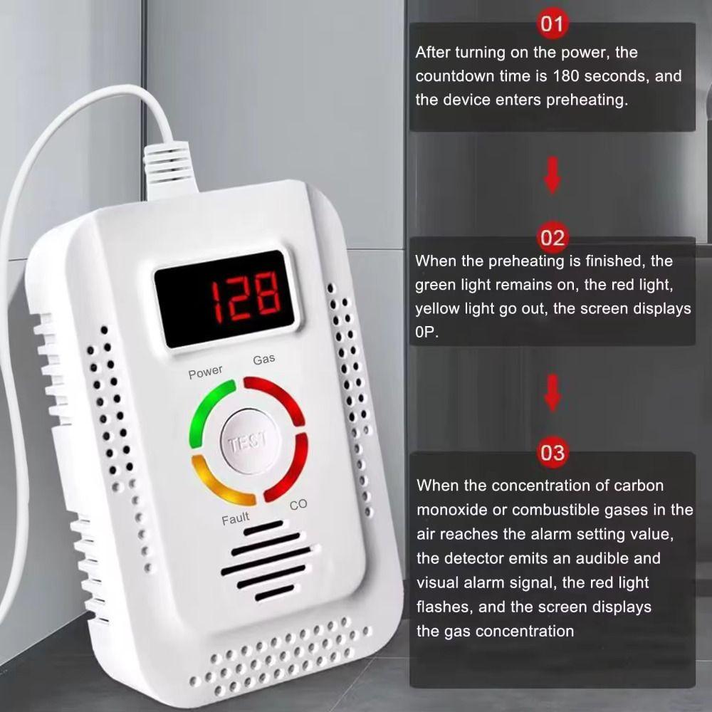 Temperature Humidity Sensors Combustible Gas Alarm Plugs & Play Gas Alarm Garage