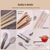 Zhuochuang Bamboo Chopstick & Spoon Dining Set