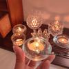 Романтическая текстура свечи при свете свечей, украшение подсвечника для ужина и фотореквизит
