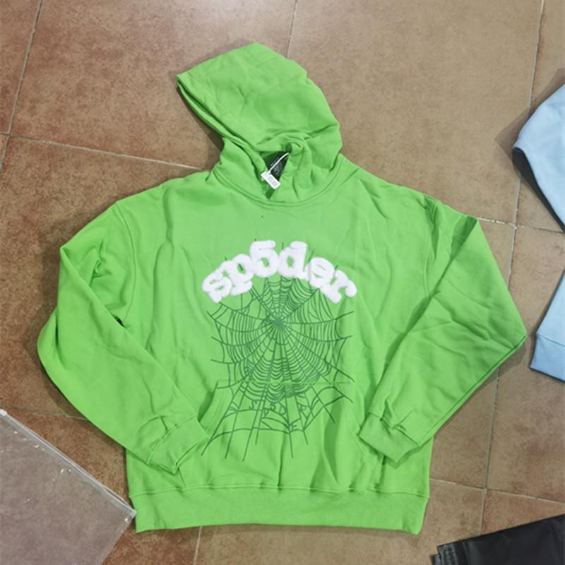 Sp5der Hoodie Y2K Streetwear Printed Sweatshirt Men Women Couple
