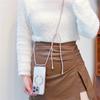 Покрытие прозрачное магнитное для чехлов Magsafe Wireless Charging для iPhone 16 15 14 11 12 13 Pro Max Crossbody Lanyard ожерелье Чехол