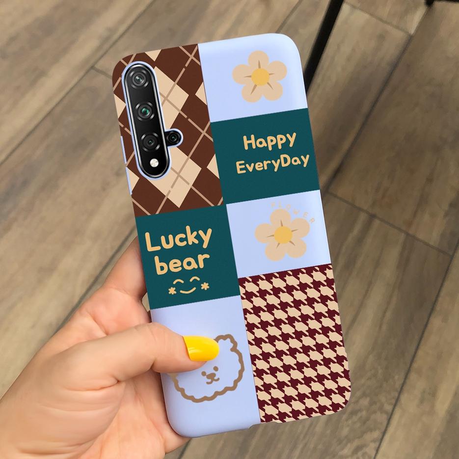 For Huawei Nova 5T Case Honor 20 Fashion Art Painted Cover Soft Slim Phone Case For Huawei Nova 5T 5 T Honor20 Back Cover Bumper