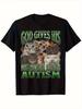 2026 New Funny Cat Print Tshirt  Short Sleeve Tee With Playful Cat Design  Perfect For Casual Outings Tra