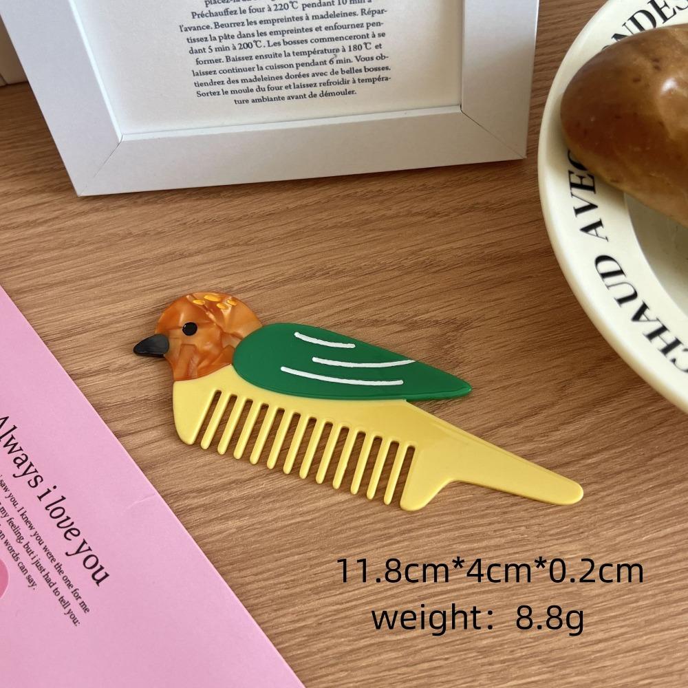 Tulip Acetate Comb Cartoon Hairdressing Combs Hair Care Makeup Comb  Household