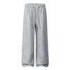 Mens Loose Breathable Ice Silk Sports Pants Summer Spring Men Wide Leg Casual Straight Sweatpants Male Soild Color Trousers