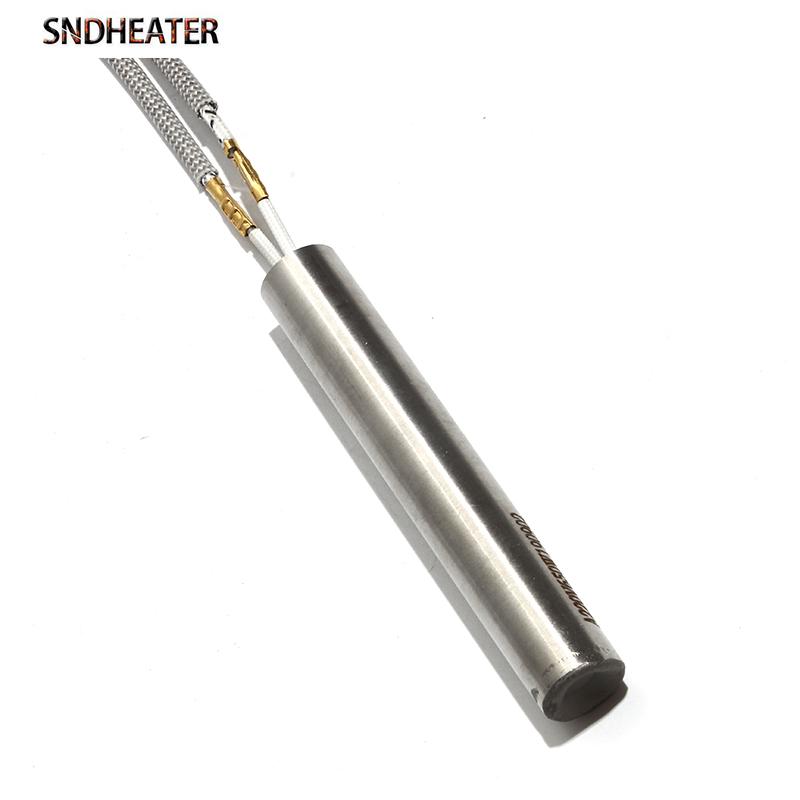 SNDHEATER 110V 220V Cartridge Heater Rod Resistance 8x62/65/68/70/75mm SS316 Tubular Heating Element 200-240W for 3D Printer