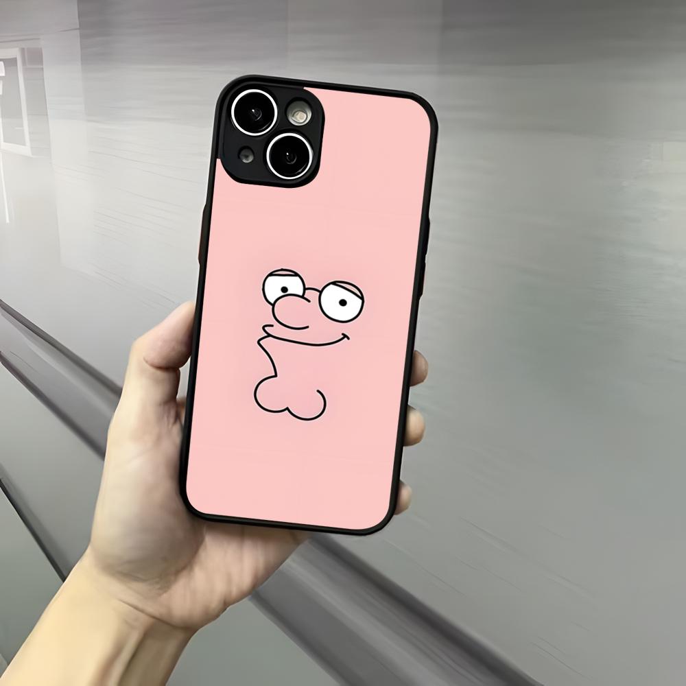 Game F-Family Guy Phone Case For Iphone 17 16 15 14 13 12 Pro Max Xr Air Plus Skin Feel Black Hard Shell Cover