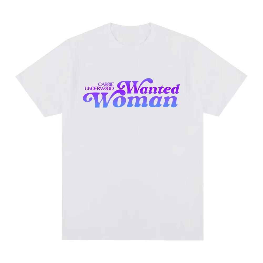 Carrie Underwood TShirt Graphic Printing Cotton Tee Comfortable Soft Oneck Camisetas Short Sleeve Casual Unisex Women Camisetas