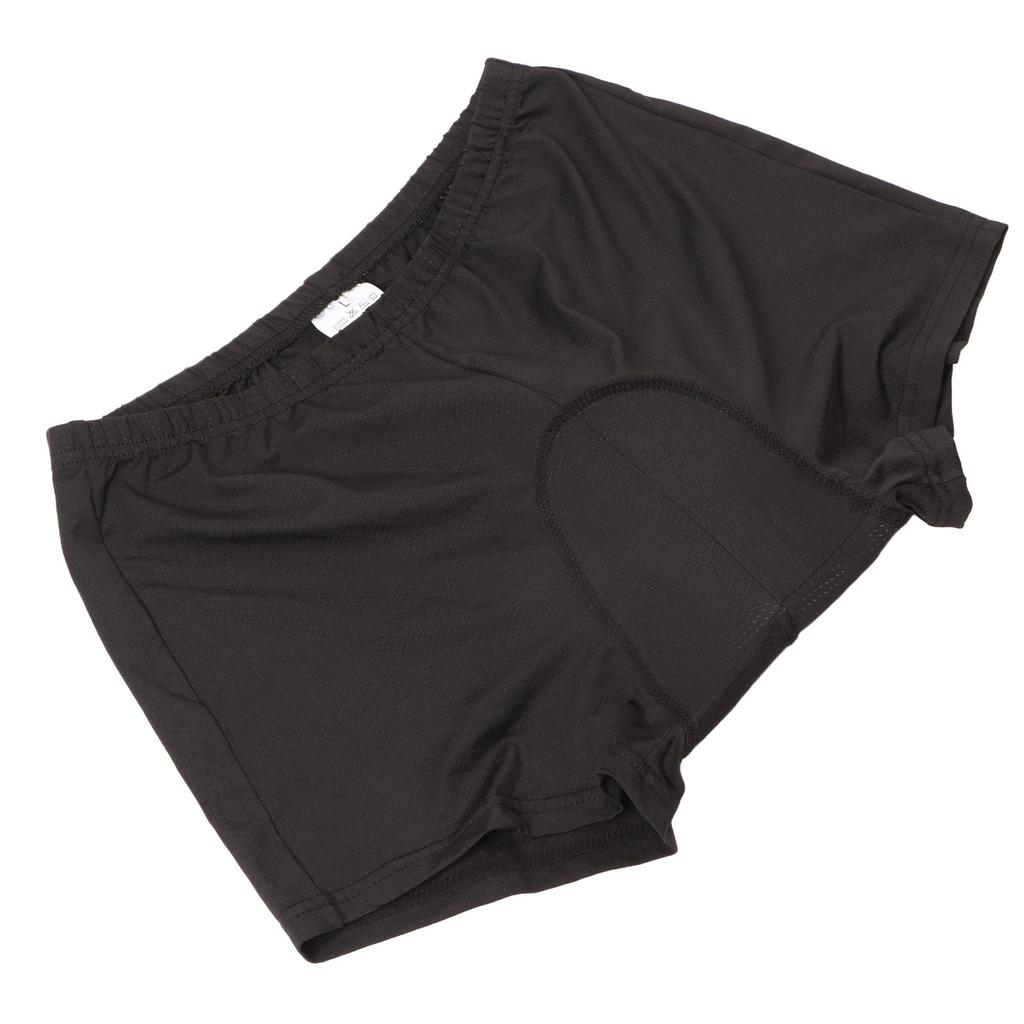 Велошорты с утолщенной силиконовой подкладкой, одежда для езды, летние, противоударные, дышащие, велосипедные шорты, черные, L