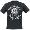Горячая Распродажа Рок-н-Ролл Тексты Песен Motörhead Постер Графический Принт Футболка Мужчины Женщины Свободный Повседневный Большого Размера Топ Уличная Одежда Харадзюку Летняя Новая Футболка
