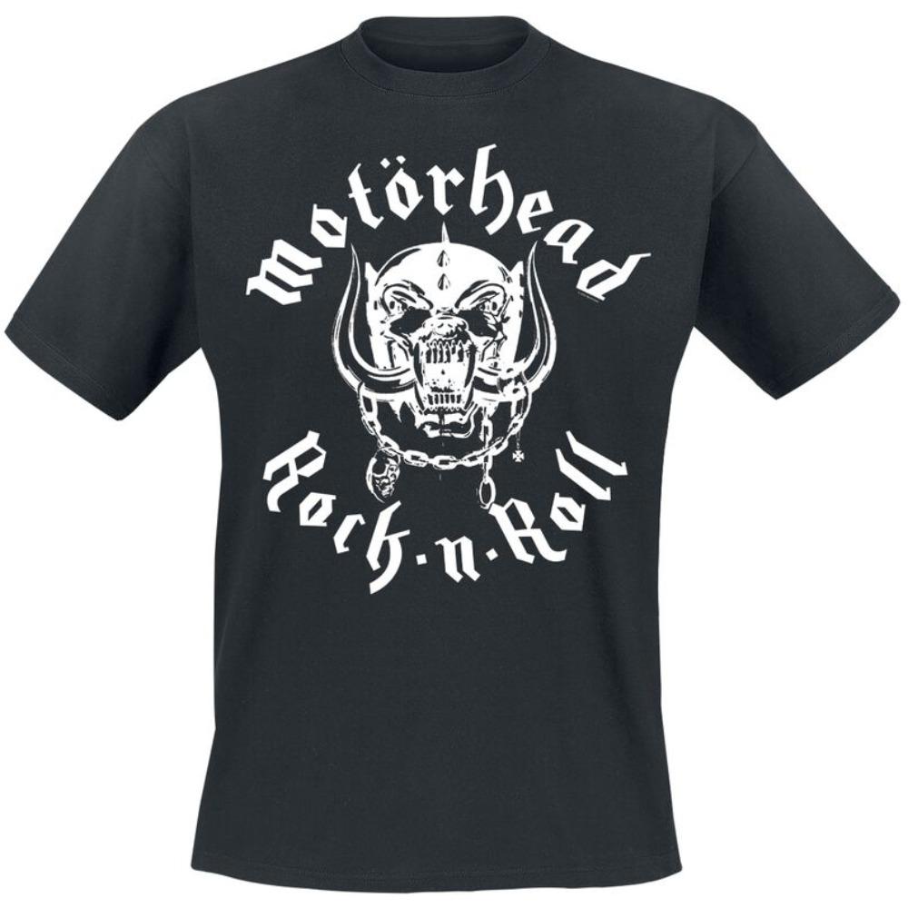 Горячая Распродажа Рок-н-Ролл Тексты Песен Motörhead Постер Графический Принт Футболка Мужчины Женщины Свободный Повседневный Большого Размера Топ Уличная Одежда Харадзюку Летняя Новая Футболка