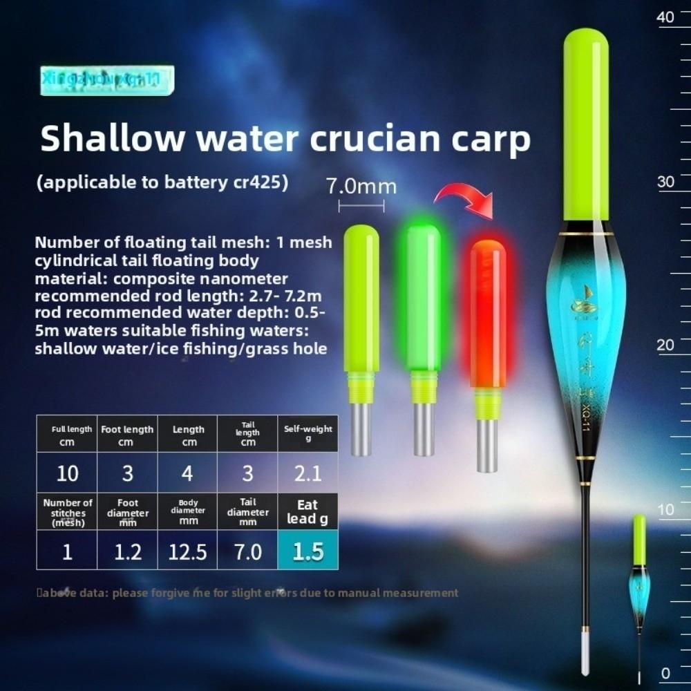 Buoy Strike Light Float Slip Drift Tube Bobbers New Rock Fishing Floats  Short  Tail