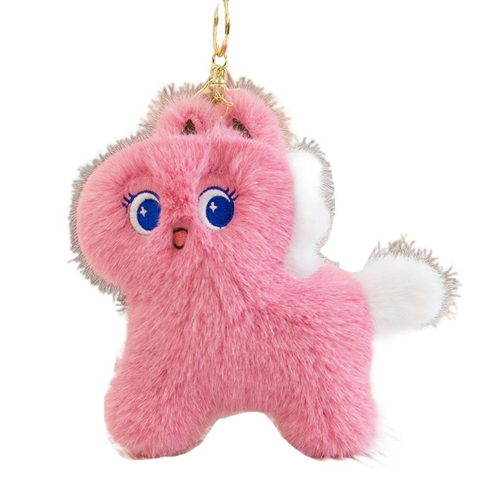 Soft Pony Plush Pendant Press To Sound Horse Plush Doll Keyring Horse Plush Keychain  Festive Decor