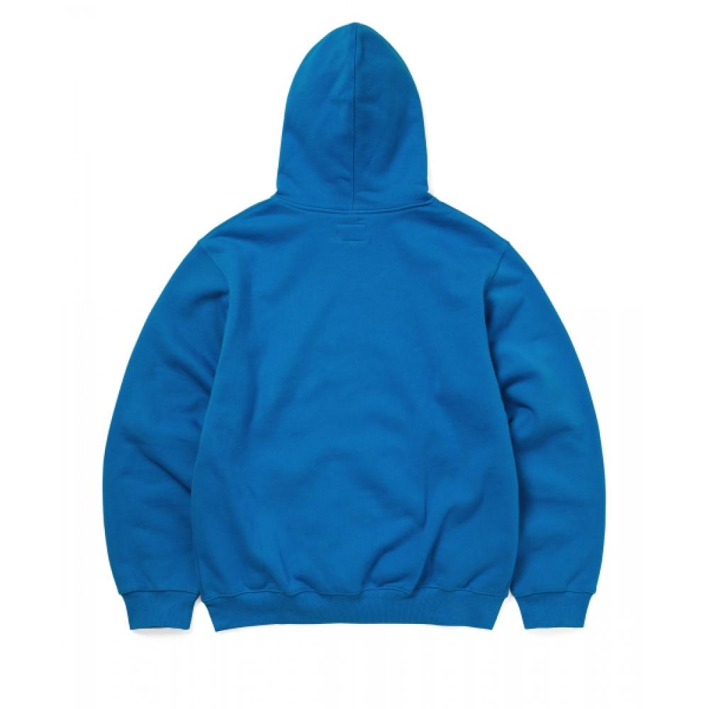 Thisisneverthat Тнт. Классическая толстовка с капюшоном на молнии Hdp синего цвета
